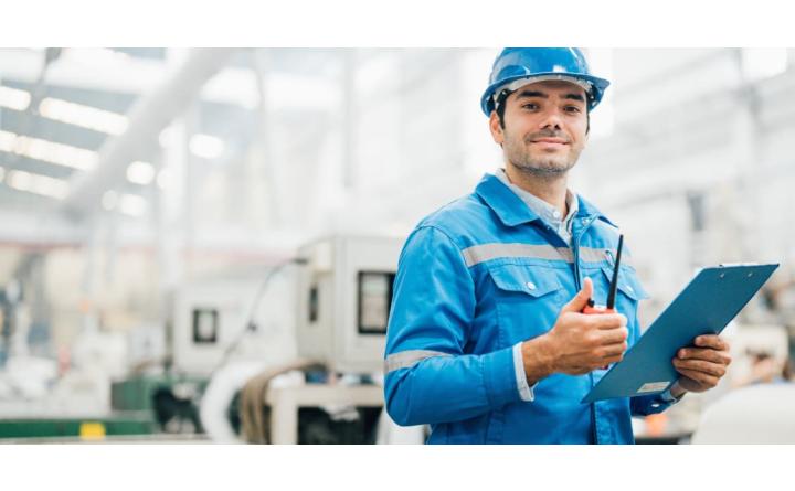 engineer with clipboard