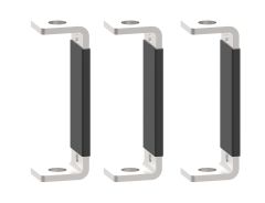 Lovato GLX201 One-pole bridging bars for parallel connection 3-piece set 