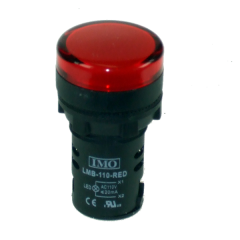 lmb-110-red imo led pilot light 110vac red ip65