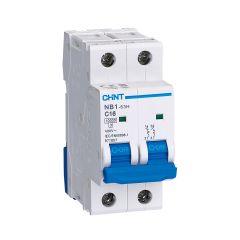 chint mcb nb1-63d2p50 50a, 2p 6ka dp d curve