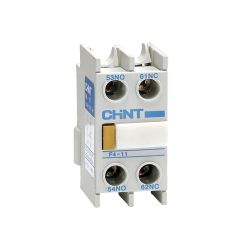 nc1-f402 chint contactor head mount auxillary block with 2nc contacts