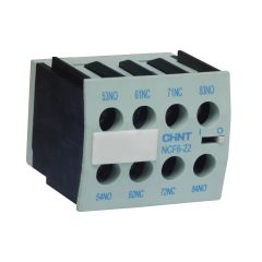 ncf6-40 chint head mount auxillaries block, 4 n/o contacts