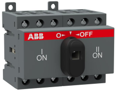 ABB ot25f3c 25 amp 3 pole change-over switch