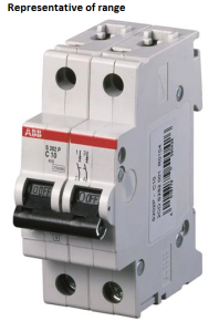 ABB s202p-b32 mcb s200p 2 pole b type 32a