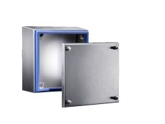 HD1670.600 Rittal Terminal box WHD: 150x150x80mm Stainless steel with mounting plate