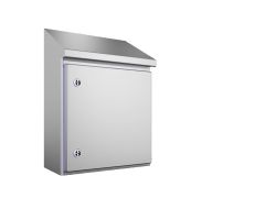 HD1306.600 Rittal Compact enclosure WHD: 390x430(H1)x549(H2)x210mm Stainless steel 