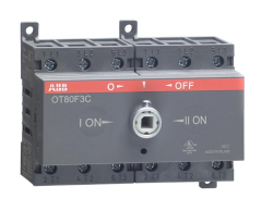ABB ot80f3c 80 amp 3 pole change-over switch