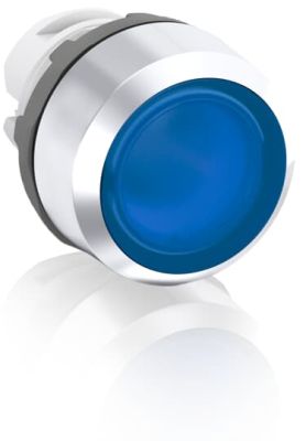 abb maintained blue illuminated flush push button 22mm mp2-31l